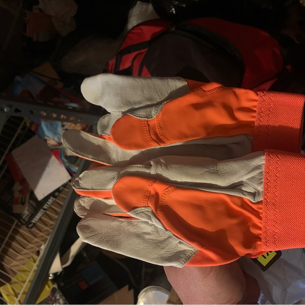 Adidas batting gloves worn once still have the tags. XL